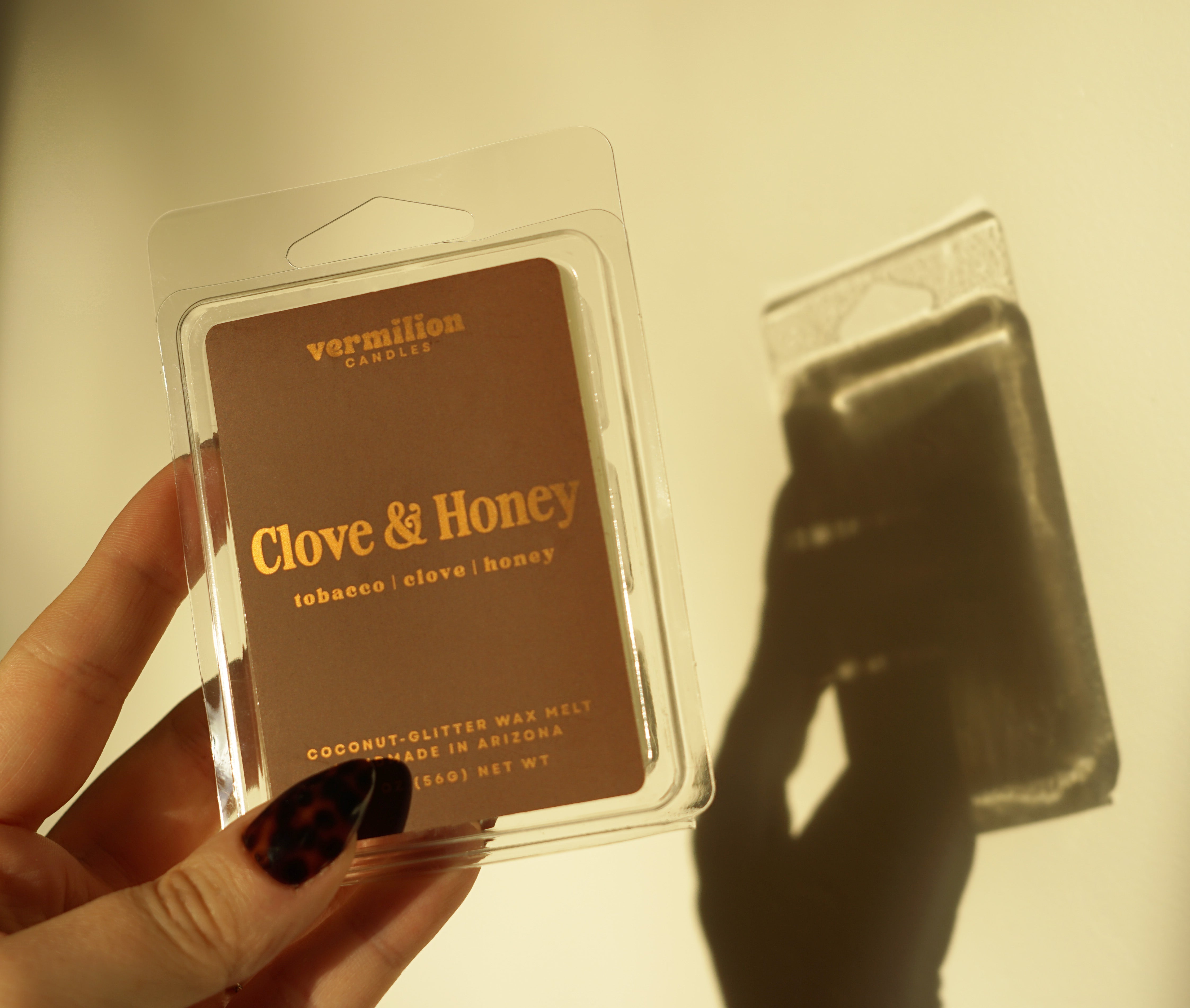 Clove & Honey Glitter Wax Melt