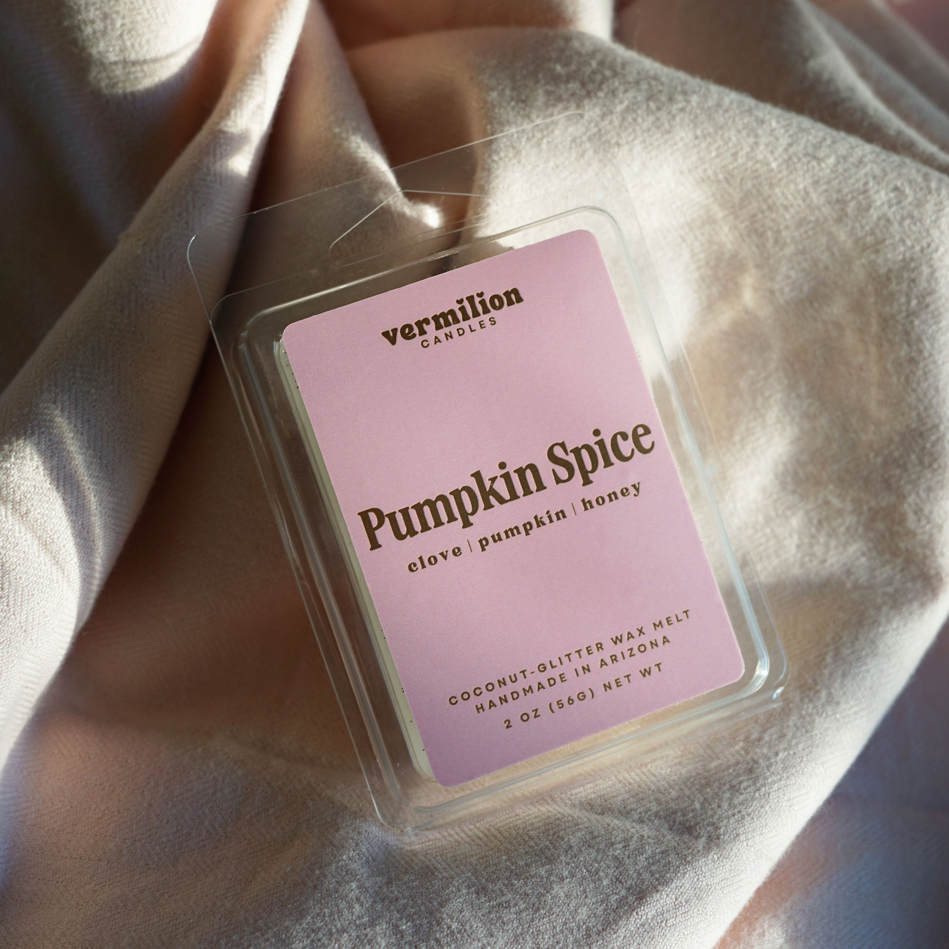 Pumpkin Spice Glitter Wax Melt