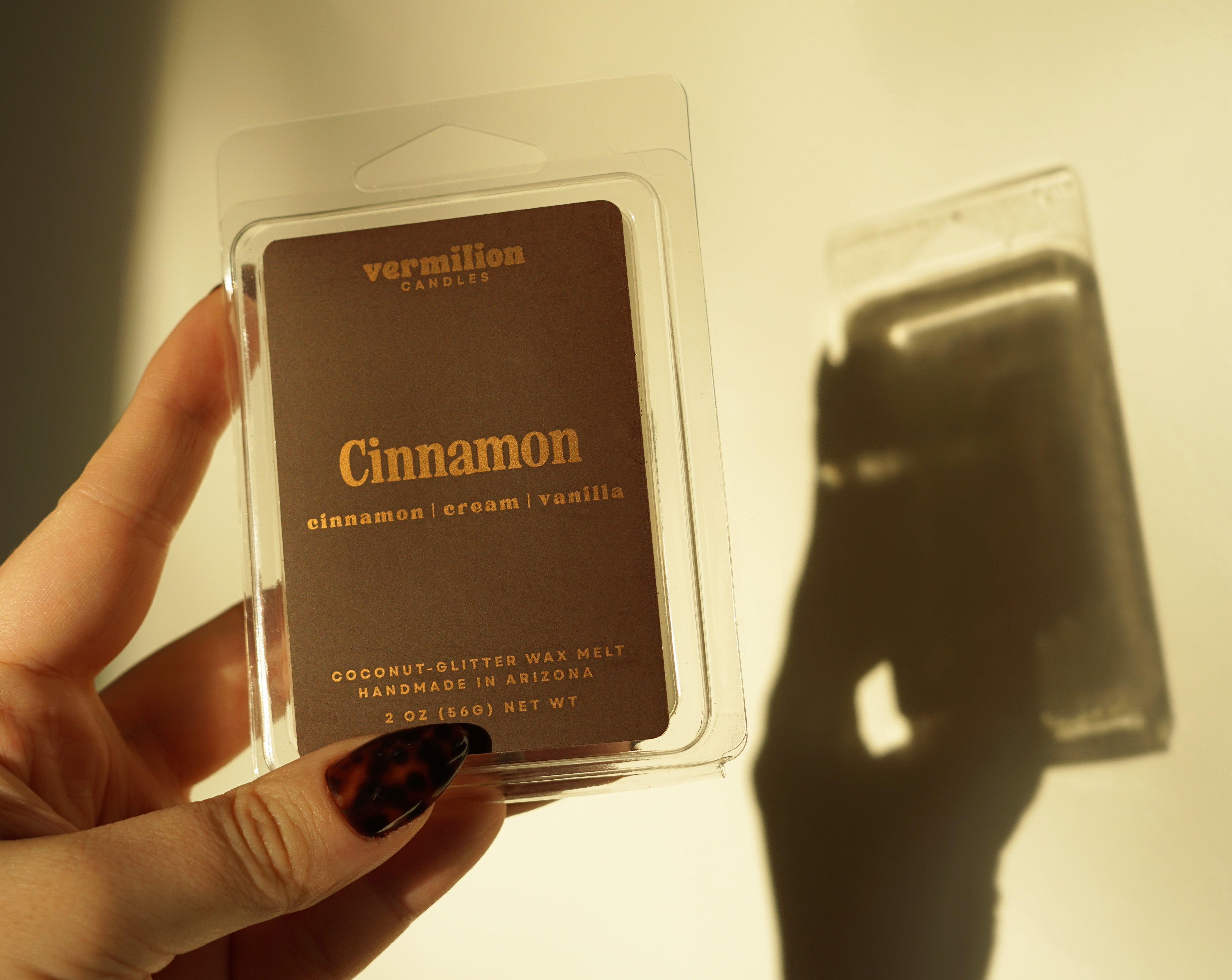 Cinnamon Glitter Wax Melt