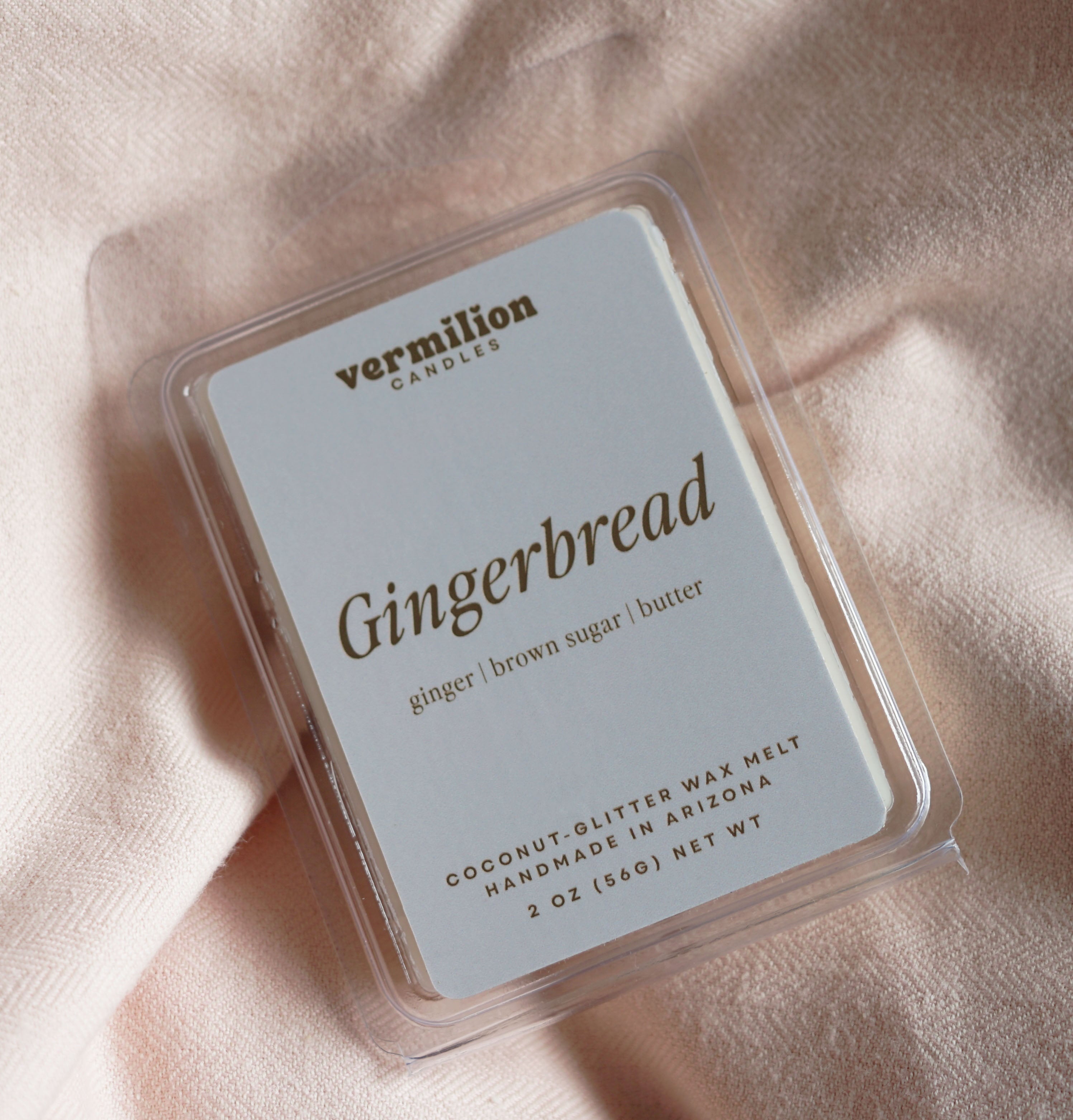 Gingerbread Glitter Wax Melt